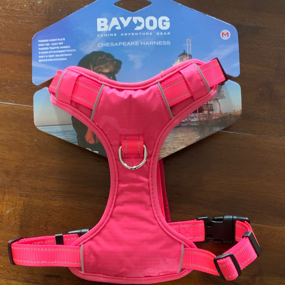 Chesapeake dog  Harness - Pink nwt